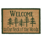 Neck Of The Woods Welcome Door Mats-Lange General Store