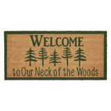 Neck Of The Woods Welcome Door Mats-Lange General Store