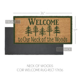 Neck Of The Woods Welcome Door Mats-Lange General Store