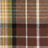 Friar Brown Plaid Cotton Cloth Napkins Set of 4