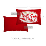North Pole Airmail Pillow-Lange General Store