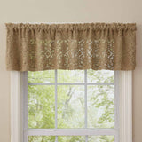 Oatmeal Lace Valance-Lange General Store