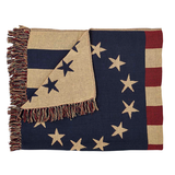 Old Glory Woven Throw-Lange General Store