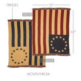 Old Glory Woven Throw-Lange General Store