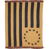 Old Glory Woven Throw-Lange General Store