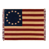 Old Glory Woven Throw-Lange General Store