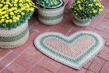 Olive Grove Heart Rug-Lange General Store