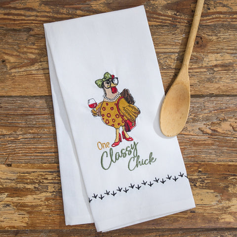 One Classy Chick Dishtowel-Lange General Store