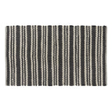 Onyx and Ivory Chindi Rag Rug-Lange General Store