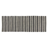 Onyx and Ivory Chindi Rag Rug-Lange General Store