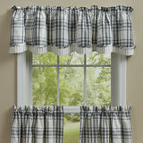 Onyx and Ivory Layered Valance-Lange General Store