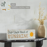 Our Little Patch of Sunshine Sign-Lange General Store