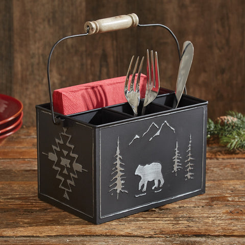 Ozark Black Bear Utensil Caddy-Lange General Store