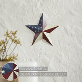 Painted Metal American Flag Theme Stars-Lange General Store