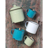 Potting Shed Enamelware Mug Candle - Summer Melon-Lange General Store