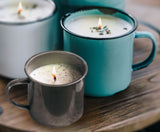 Pastel Enamelware Mug Candles-Lange General Store