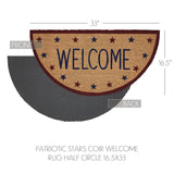 Patriotic Stars Welcome Door Mats-Lange General Store