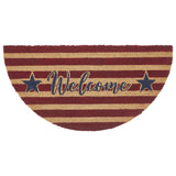 Patriotic Stripes Welcome Door Mats-Lange General Store