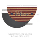 Patriotic Stripes Welcome Door Mats-Lange General Store