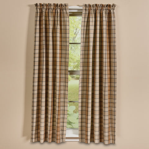 Paxton Short Panel Curtains-Lange General Store
