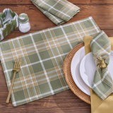 Pear Grove Plaid Placemats-Lange General Store