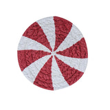 Peppermint Candy Braided Coaster Set-Lange General Store