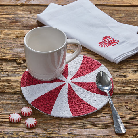 Peppermint Candy Trivet 8" Set of 2-Lange General Store