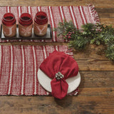 Peppermint Stripe Chindi Table Runner-Lange General Store