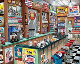 Pepsi Soda Fountain Puzzle-Lange General Store