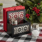 Perianth Salt Pepper Shakers and Napkin Holder