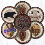 Pine Bear Cabin Trivets Set-Lange General Store