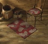 Pinecone Hooked Rug-Lange General Store