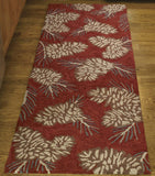 Pinecone Hooked Rug-Lange General Store