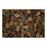 Rustic Pinecone Hooked Rugs