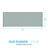 Rustic Pinecone Hooked Rugs