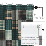 Pinehurst Patchwork Shower Curtain