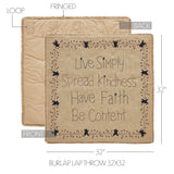 Pip Vinestar Burlap Lap Throw-Lange General Store