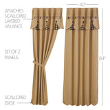 Pip Vinestar Long Panel Curtains-Lange General Store