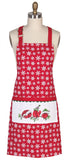 Playful Cardinal Chef Christmas Hostess Apron-Lange General Store