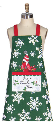 Playful Cardinal Child Apron-Lange General Store