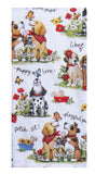 Playful Puppies Toss Terry Towel-Lange General Store