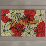 Poinsettia Door Mat-Lange General Store