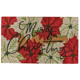 Poinsettia Door Mat-Lange General Store