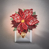 Poinsettia Night Light-Lange General Store