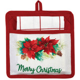 Poinsettia Pot Holder Set-Lange General Store