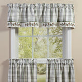 Ponderosa Pine Lined Bordered Valance-Lange General Store