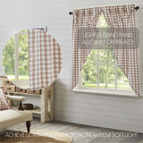 Portabella Buffalo Check Short Prairie Curtains-Lange General Store