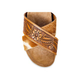 Prairie Hand Tooled Sandals-Lange General Store