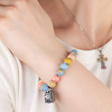 Prayer Bracelet - Seashell Pastel-Lange General Store