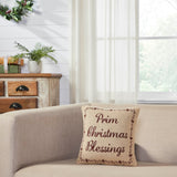 Prim Christmas Blessings Pillow-Lange General Store